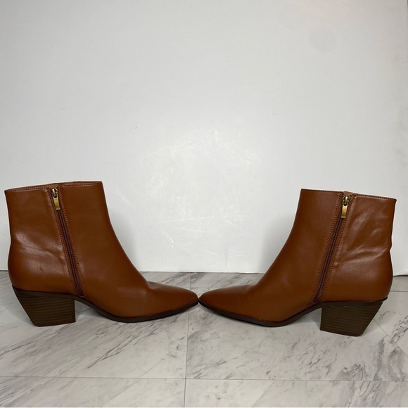 Franco Sarto Smalls Brown Faux Leather Bootie 11M - Picture 5 of 14
